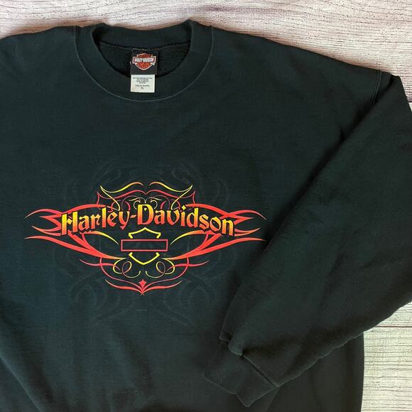 Vintage 2004 Harley Davidson Motorcycles St. Joseph, MO Crewneck - Picture 1 of 7
